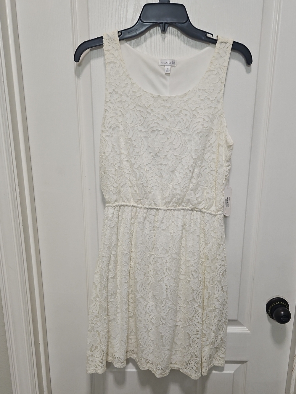 Charming Charlie White Lace Top